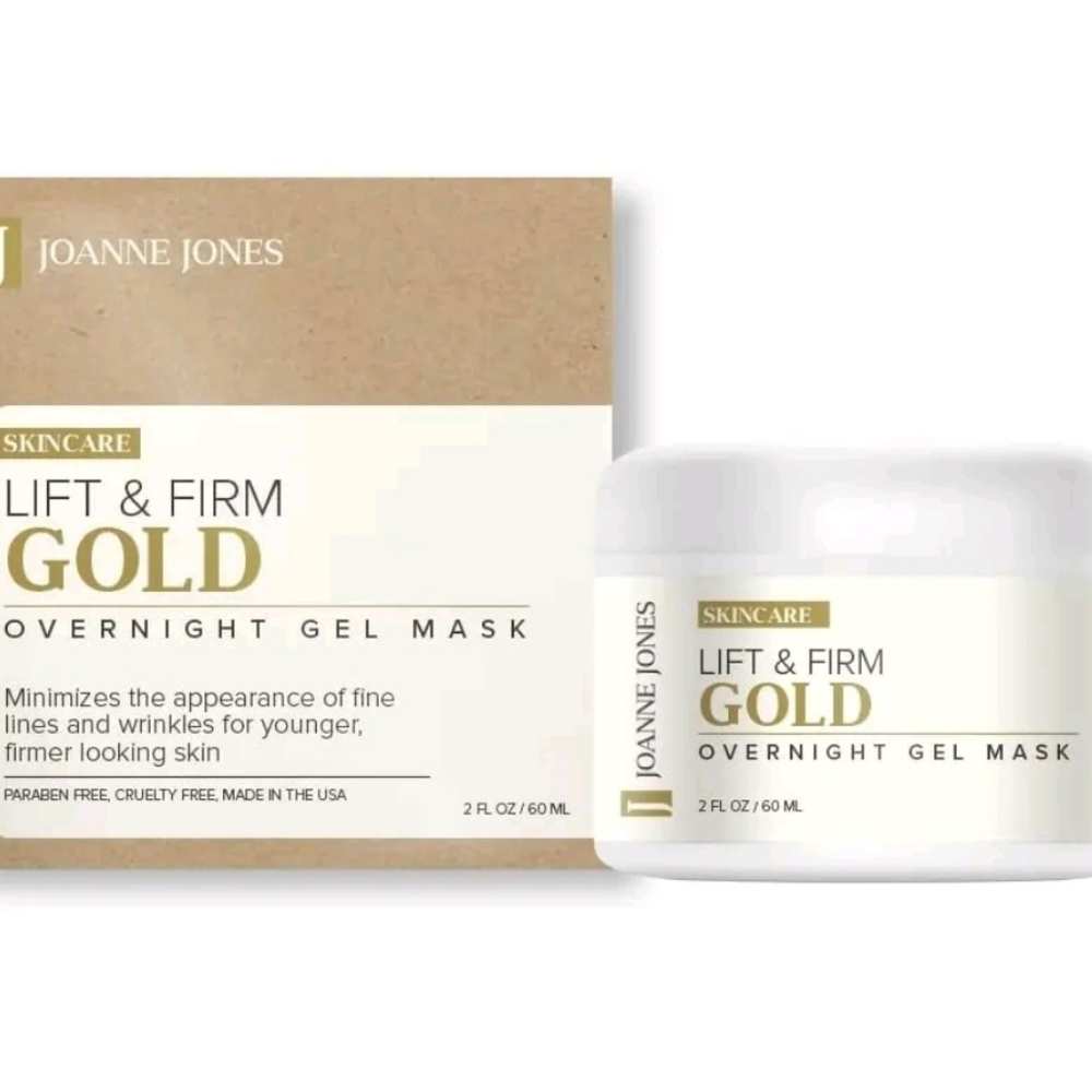Joanne‎ Jones Lift & Firm Gold Overnight Gel Mask- NIB